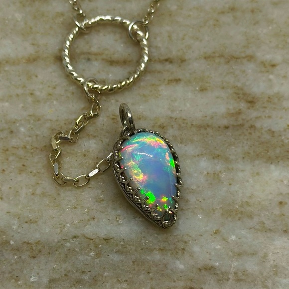Opal necklace - Picture 4 of 6